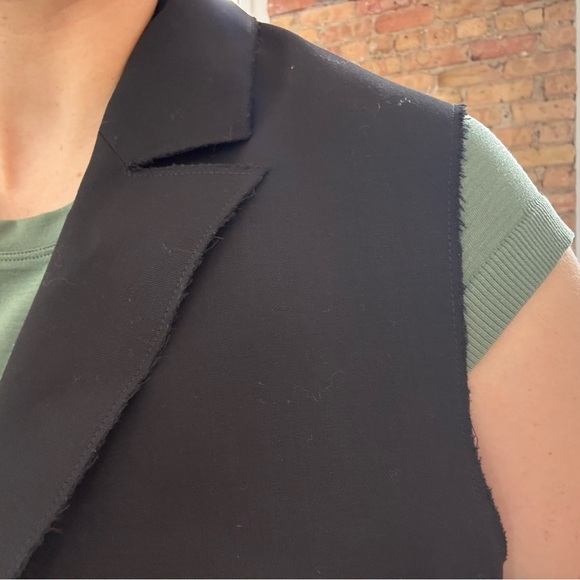 *last day - moving sale* COS Oversized Black Blazer Vest - Picture 5 of 5